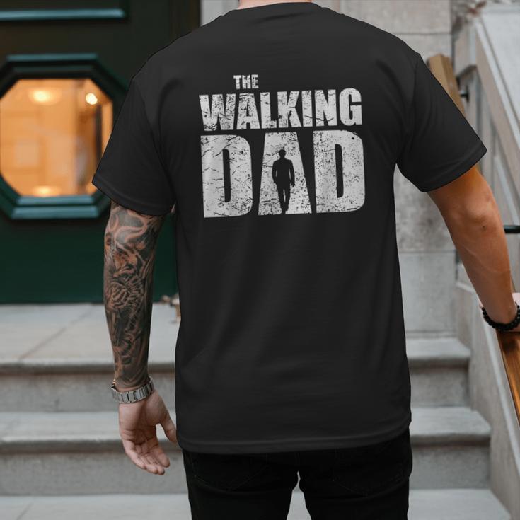 The Walking Dad Father Man Dead Retro Vintage Men Fun Men's Back Print T-Shirt