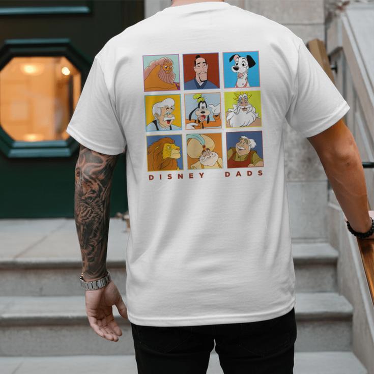 Disney Classic Father's Day Disney Dads Colorful Panels Men's Back Print T-Shirt