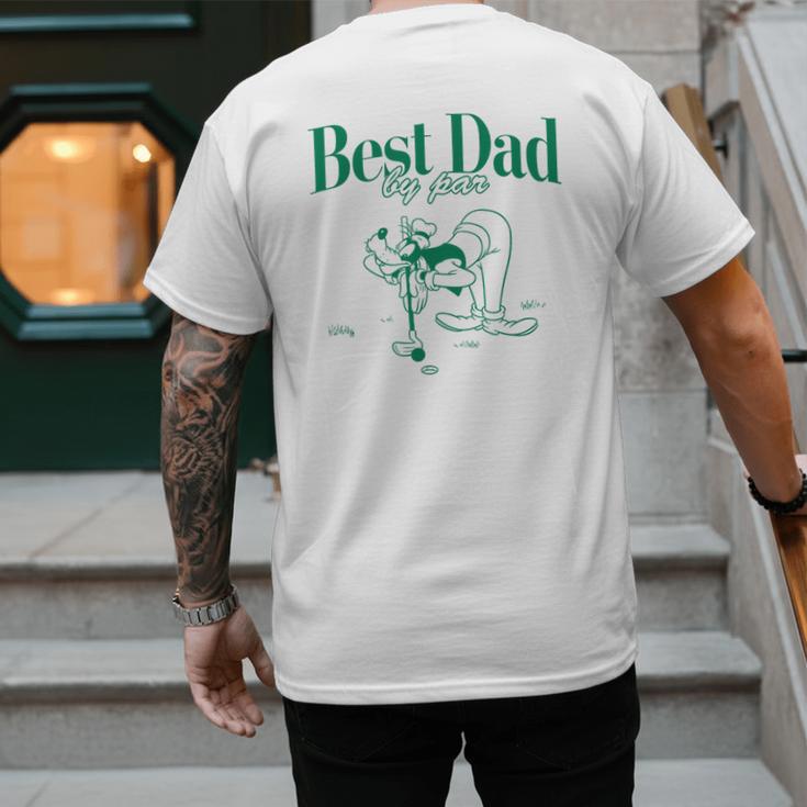 Disney Mickey & Friends Father's Day Best Dad Goofy Big Logo Men's Back Print T-Shirt