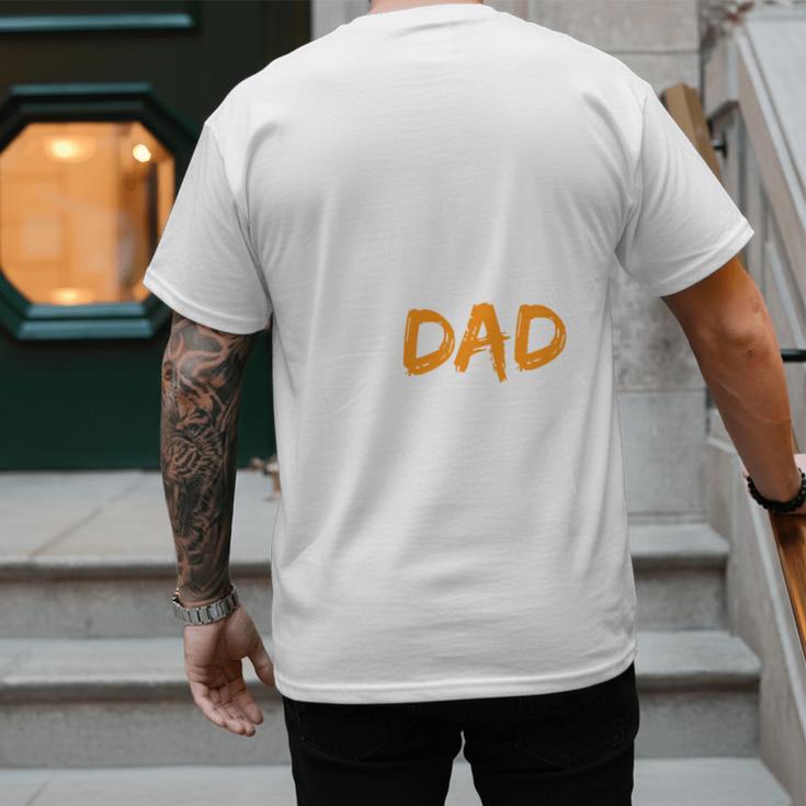 Gymnastics Dad For Gymnastic Father Parents Men's Back Print T-Shirt