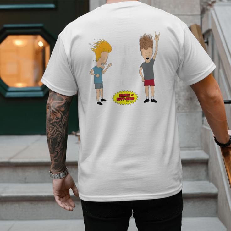 MTV Beavis And Butthead This Dad Rocks Men's Back Print T-Shirt