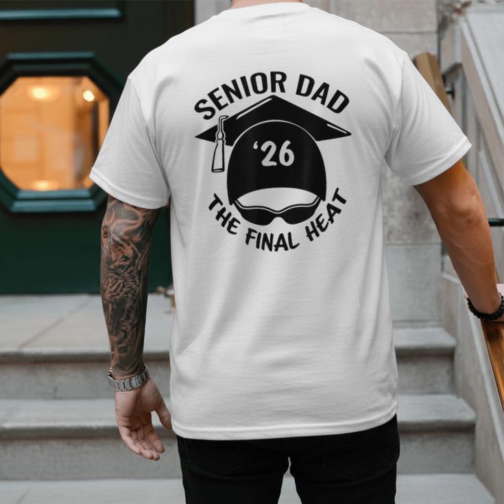 Swim Senior Dad 2026 The Final Heat Men's Back Print T-Shirt