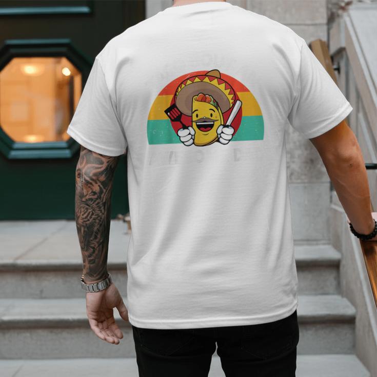 Taco Bout Awesome Dad Cinco De Mayo Mexican Men Men's Back Print T-Shirt Taco Bout Awesome Dad Cinco De Mayo Mexican Men Men's Back Print T-Shirt