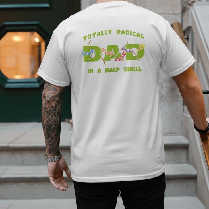 Teenage Mutant Ninja Turtles Dad Turtles Father's Day Men's Back Print T-Shirt