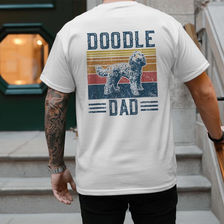 Vintage Doodle Dad Aussie Doodle & Goldendoodle Men's Back Print T-Shirt Vintage Doodle Dad Aussie Doodle & Goldendoodle Men's Back Print T-Shirt