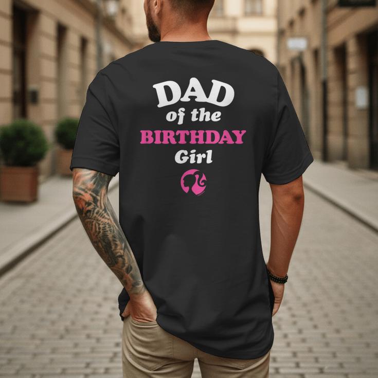 Barbie Dad Of The Birthday Girl Small Men's Back Print T-Shirt