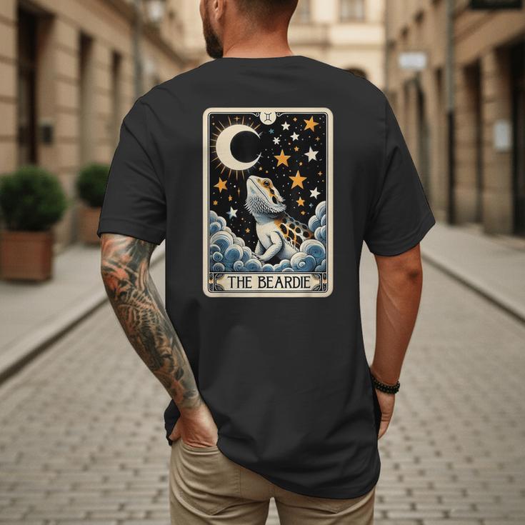 Bearded Dragon Tarot Card Beardie Mom Beardie Dad Men Women Men's Back Print T-Shirt