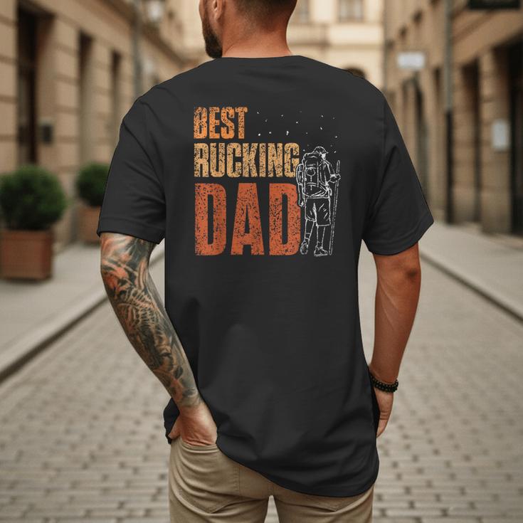 Best Rucking Dad Ruck Backpack Rucksack Workout Rucking Men's Back Print T-Shirt Best Rucking Dad Ruck Backpack Rucksack Workout Rucking Men's Back Print T-Shirt