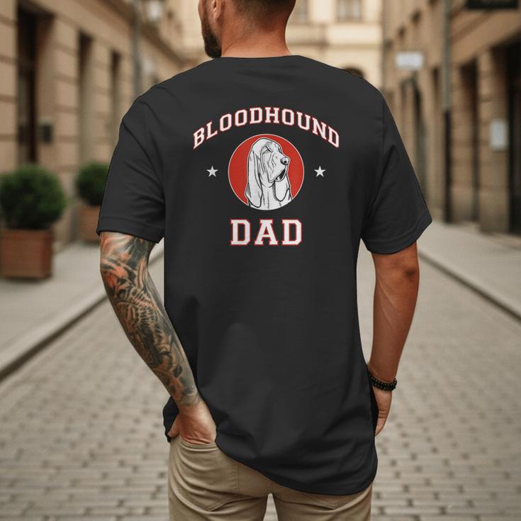 Bloodhound Dad Dog Father Men's Back Print T-Shirt Bloodhound Dad Dog Father Men's Back Print T-Shirt