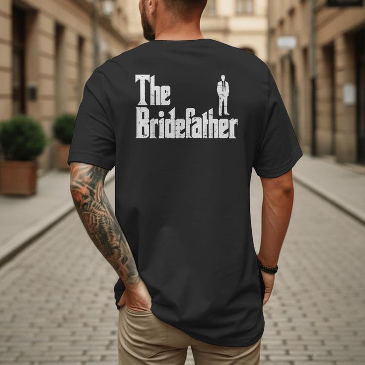 The Bridefather Father Of Bride Dad Wedding Rehearsal Dinner Men's Back Print T-Shirt
