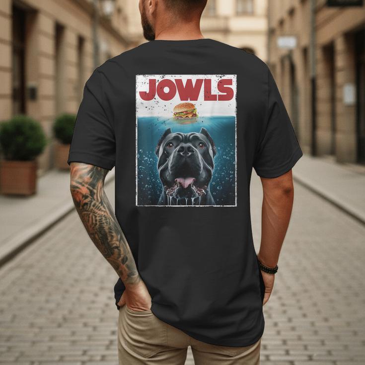 Cane Corso Jowls Top Drool Burger Dog Mom Dog Dad Men's Back Print T-Shirt