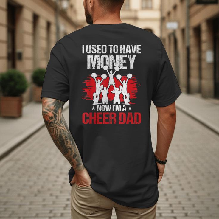 Cheer Dad Cheerleading Fathers Day Men's Back Print T-Shirt