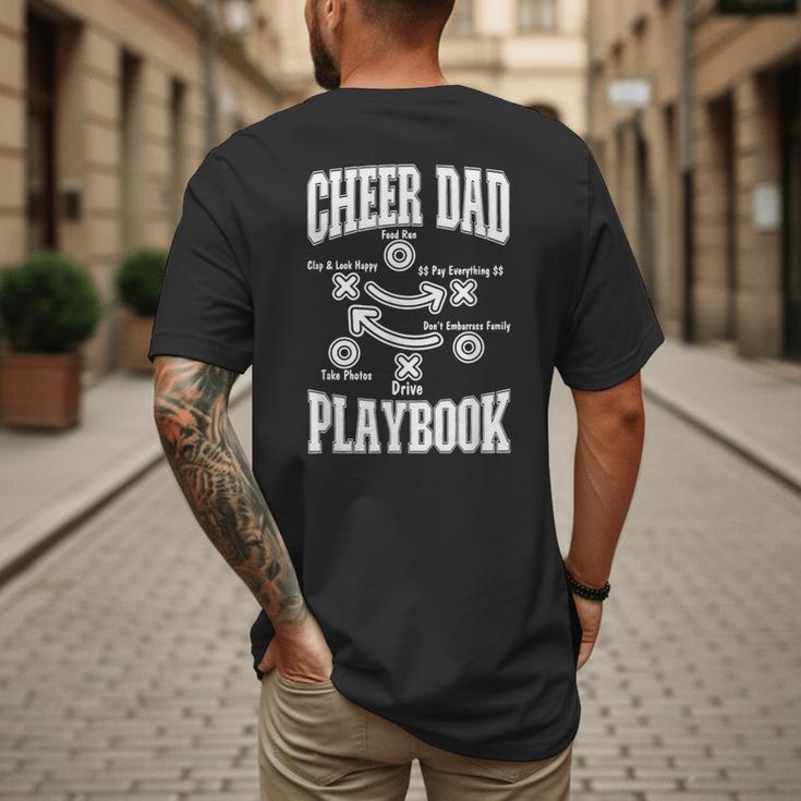 Cheer Dad Playbook Men's Back Print T-Shirt Cheer Dad Playbook Men's Back Print T-Shirt