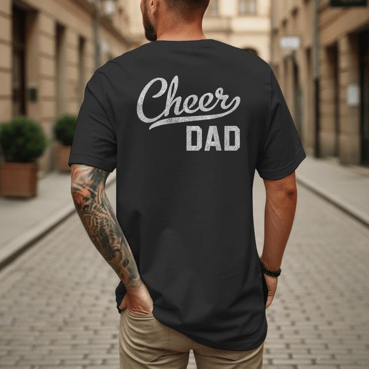 Cheer Dad Proud Cheerleading Dad Small Men's Back Print T-Shirt