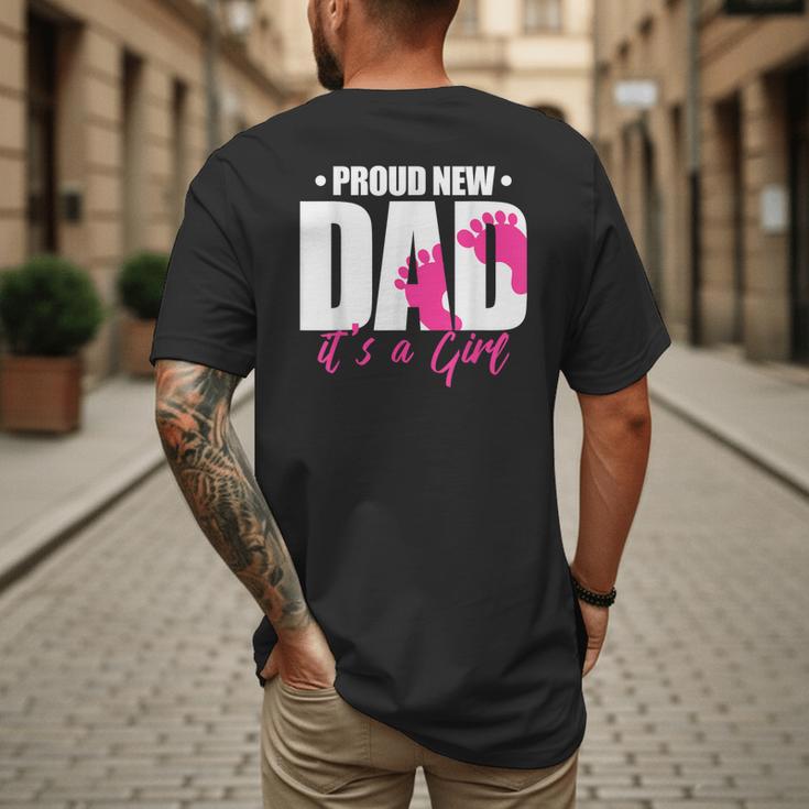 Cool Parent Apparel Proud New Dad It's A Girl Classic Fit Short Sleeve Crew Neck T-Shirt Small Men's Back Print T-Shirt