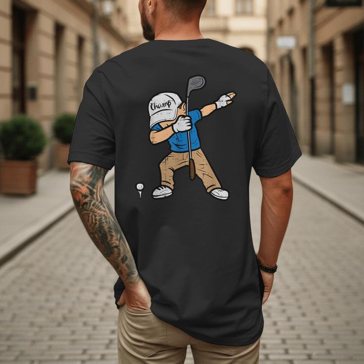 Dabbing Golfer Golfing Golfer Dad Men Boys Kids Youth Men's Back Print T-Shirt Dabbing Golfer Golfing Golfer Dad Men Boys Kids Youth Men's Back Print T-Shirt