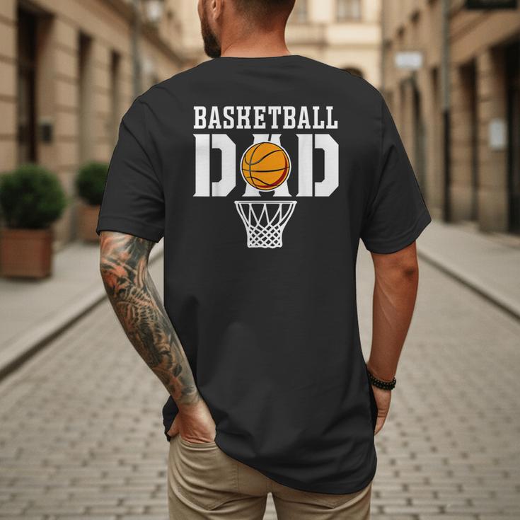 Dad Basketball Apparel Basketball Dad Men's Back Print T-Shirt