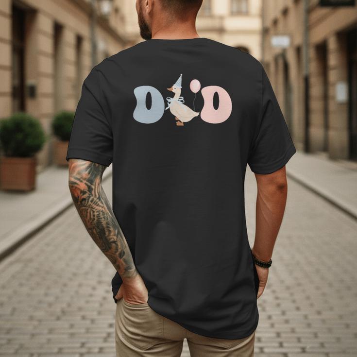 Dad Daddy Of The Birthday Silly Goose Family Men's Back Print T-Shirt