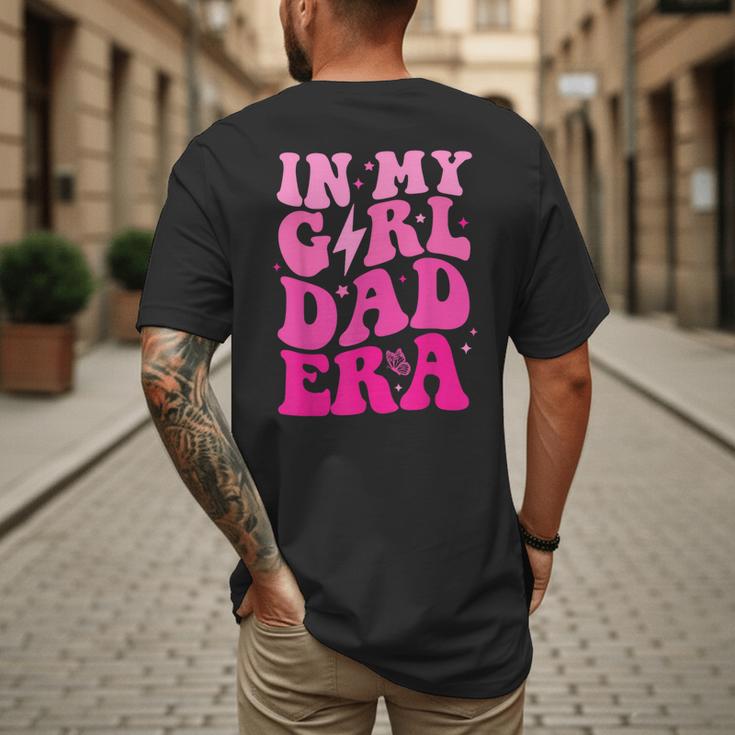 In My Dad Era Girl Groovy Retro Papa Fathers Day Men's Back Print T-Shirt