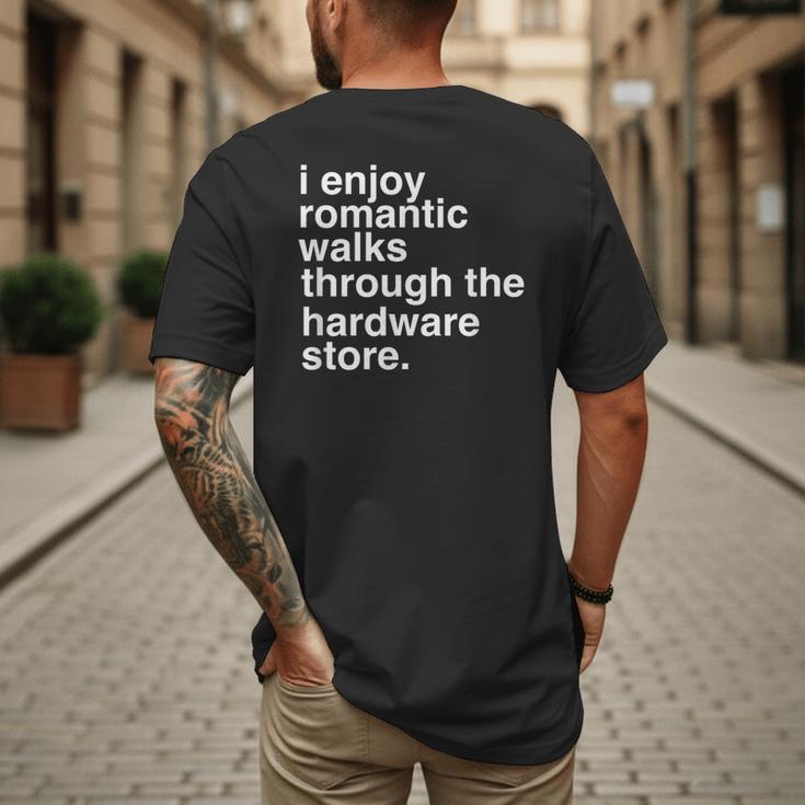 Dad Handyman Hardware Store Tools Men's Back Print T-Shirt