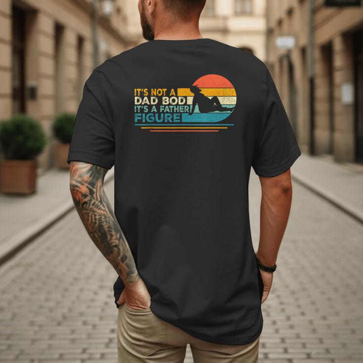 Dad It's Not A Dad Bod It's A Father Figure Men's Back Print T-Shirt
