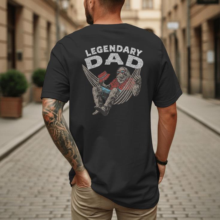 Dad Legendary Saying Men's Back Print T-Shirt Dad Legendary Saying Men's Back Print T-Shirt