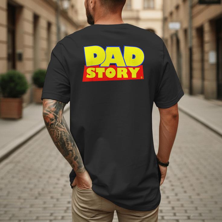 Dad Story Men's Back Print T-Shirt
