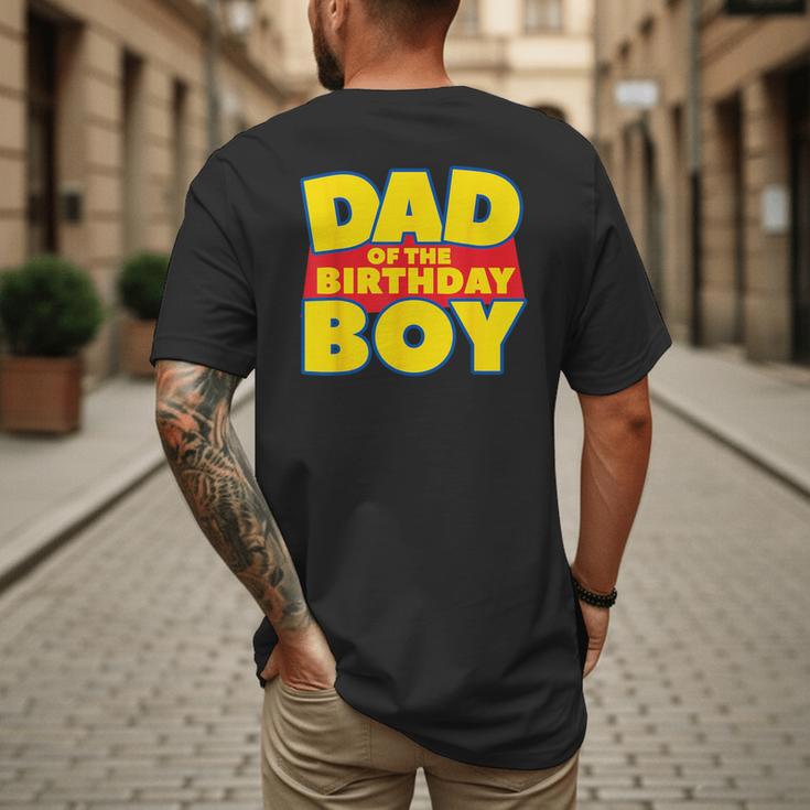 Dad Of The Toy Birthday Boy Story Theme B-Day Men's Back Print T-Shirt