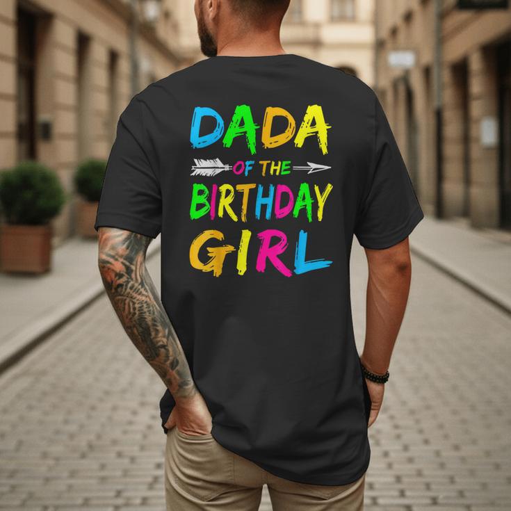 Dada Of The Birthday Girl Retro 80's Party Shirt Men's Back Print T-Shirt
