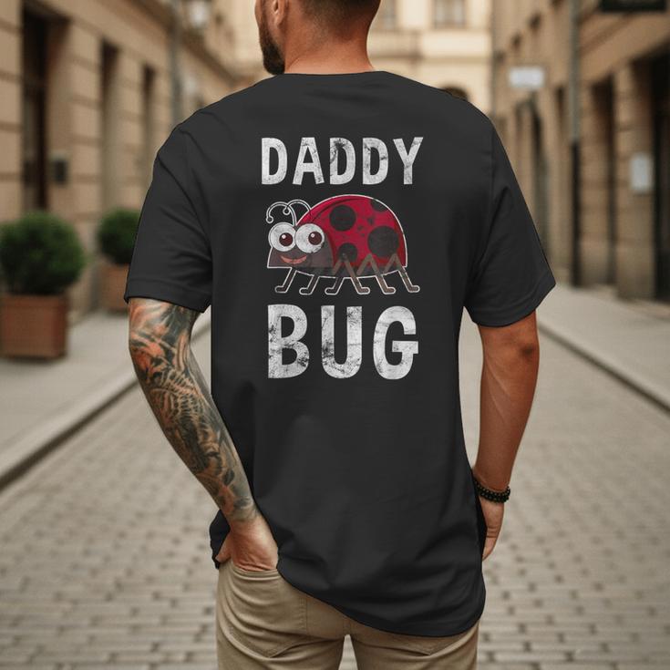 Daddy Bug Ladybug Lover Cute Dad Small Men's Back Print T-Shirt