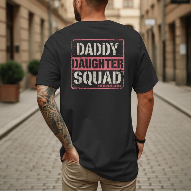 Daddy Daughter Squad Fathers Day Matching Dad And Daughter Men's Back Print T-Shirt