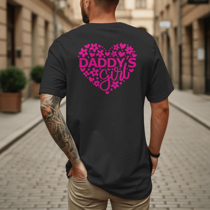 Daddy's Girl Father's Day Idea For a New Dad Men's Back Print T-Shirt