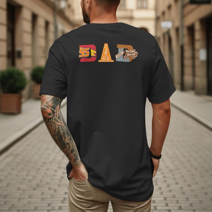 Disney And Pixar’s Cars Cozy Cone Dad Father’s Day Birthday Men's Back Print T-Shirt
