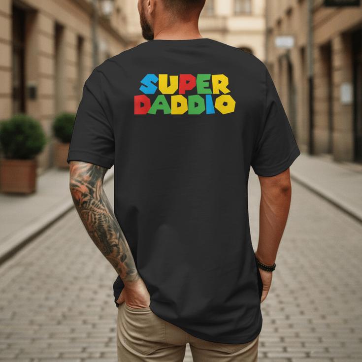 Fatherly Powers Unleashed Gamer Super Dad From Wife & Kids Men's Back Print T-Shirt Fatherly Powers Unleashed Gamer Super Dad From Wife & Kids Men's Back Print T-Shirt