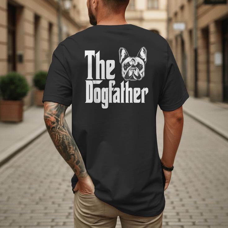 French Bulldog Dog Dad Dogfather Dogs Daddy Father Men's Back Print T-Shirt