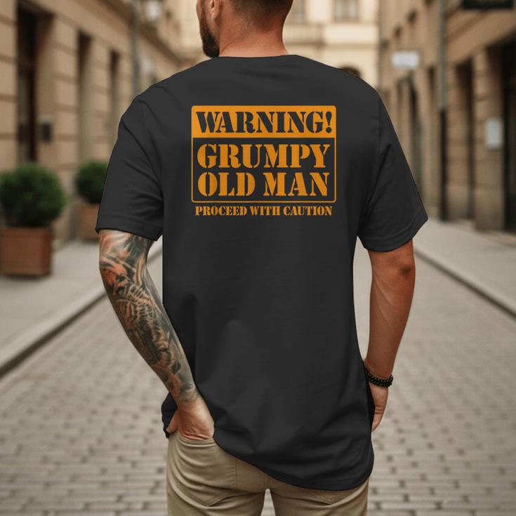 Grumpy Old Man Tee Shirt For Grandfathers Dads Father's Day Men's Back Print T-Shirt Grumpy Old Man Tee Shirt For Grandfathers Dads Father's Day Men's Back Print T-Shirt