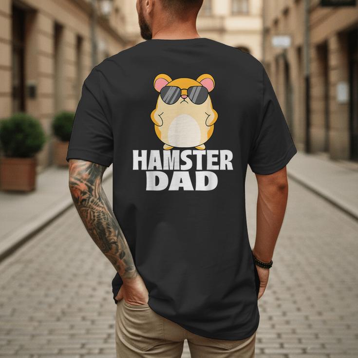 Hamster Dad Father's Day Animal Whisperer Rodent Lover Men's Back Print T-Shirt