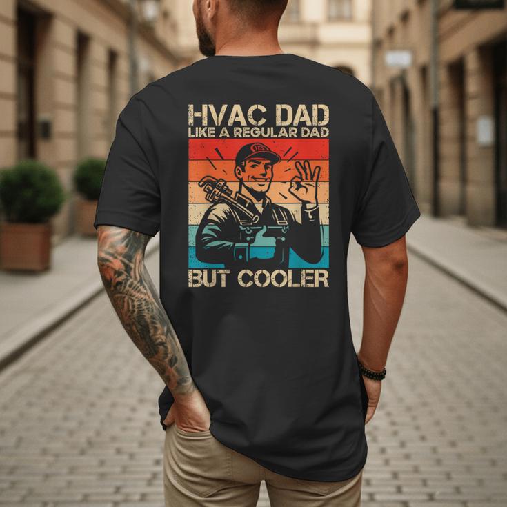HVAC Dad HVAC Technician Mechanic Repairman Men's Back Print T-Shirt