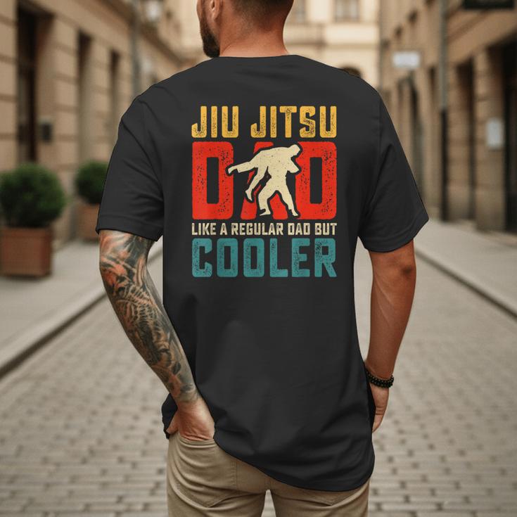 Jiu Jitsu Dad Like A Regular Dad But Cooler Dad Father Men's Back Print T-Shirt