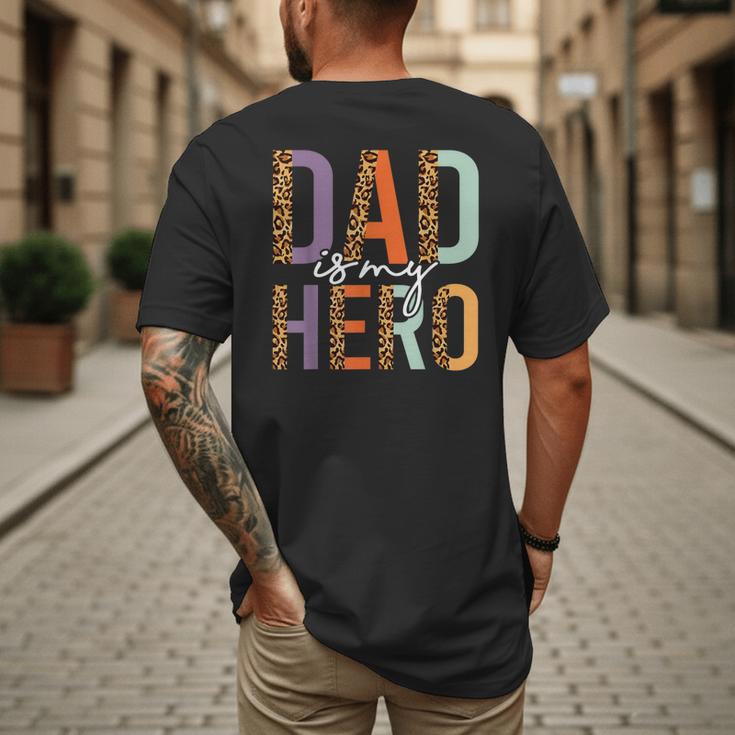 Kids Fathers Day Shirt For Son Daughter My Dad Is My Hero Men's Back Print T-Shirt Kids Fathers Day Shirt For Son Daughter My Dad Is My Hero Men's Back Print T-Shirt