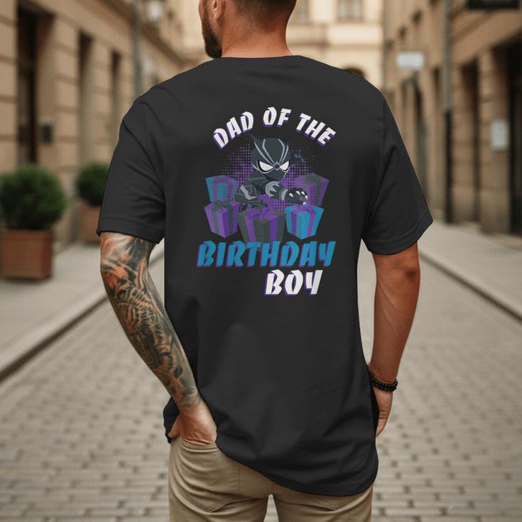 Marvel Panther Family Party Dad Of The Birthday Boy Men's Back Print T-Shirt