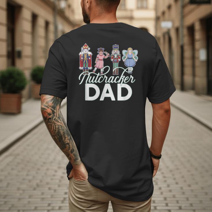 NUTCRACKER DAD Fun Christmas Ballet Parent Meme Men's Back Print T-Shirt