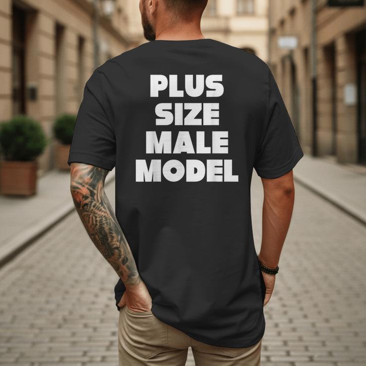 Plus Size Male Model Fat Guy Or Dad BOD Men's Back Print T-Shirt