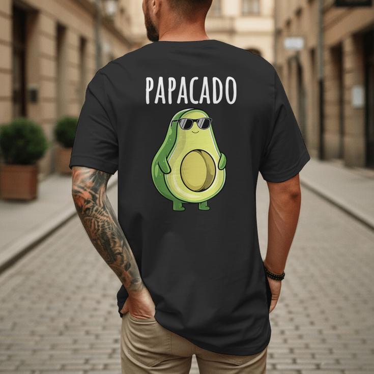 Pregnancy Announcement Shirts Men Dad Papacado Men's Back Print T-Shirt