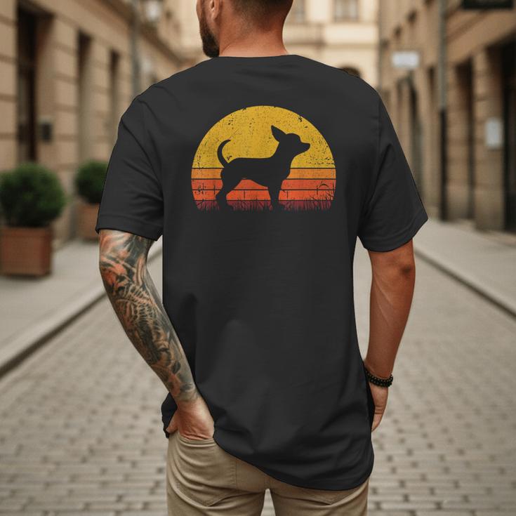 Retro Chihuahua Men Women Dog Mom Dad Chihuahua Men's Back Print T-Shirt Retro Chihuahua Men Women Dog Mom Dad Chihuahua Men's Back Print T-Shirt