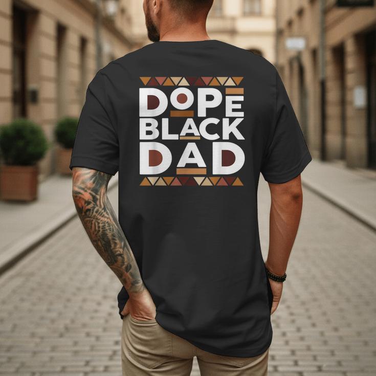 History Month Family Matching Melanin Dope Black Dad Men's Back Print T-Shirt History Month Family Matching Melanin Dope Black Dad Men's Back Print T-Shirt