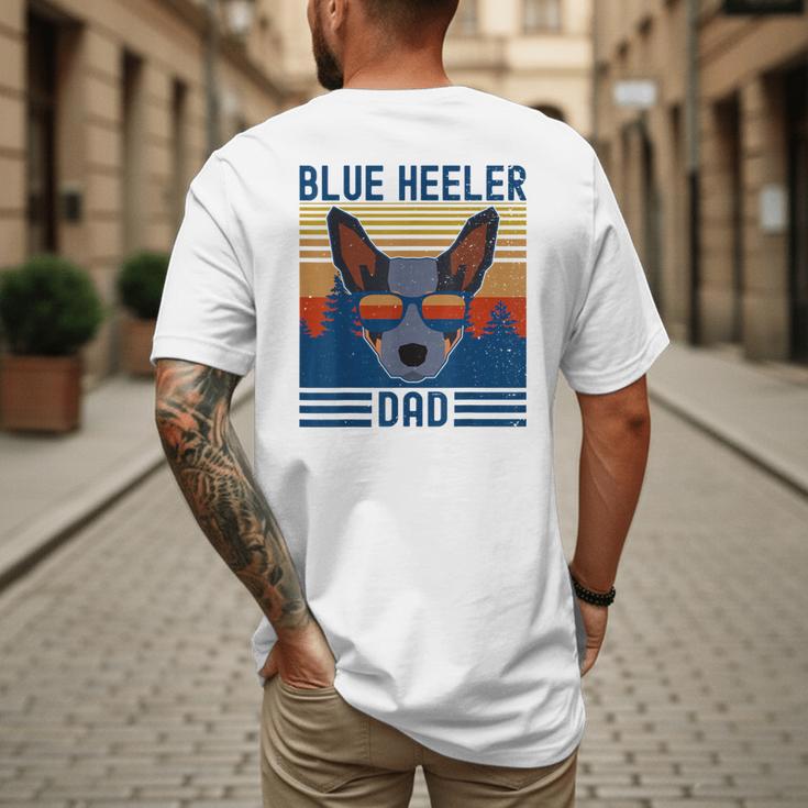 Australian Cattle Dog Blue Heeler Dad Men's Back Print T-Shirt