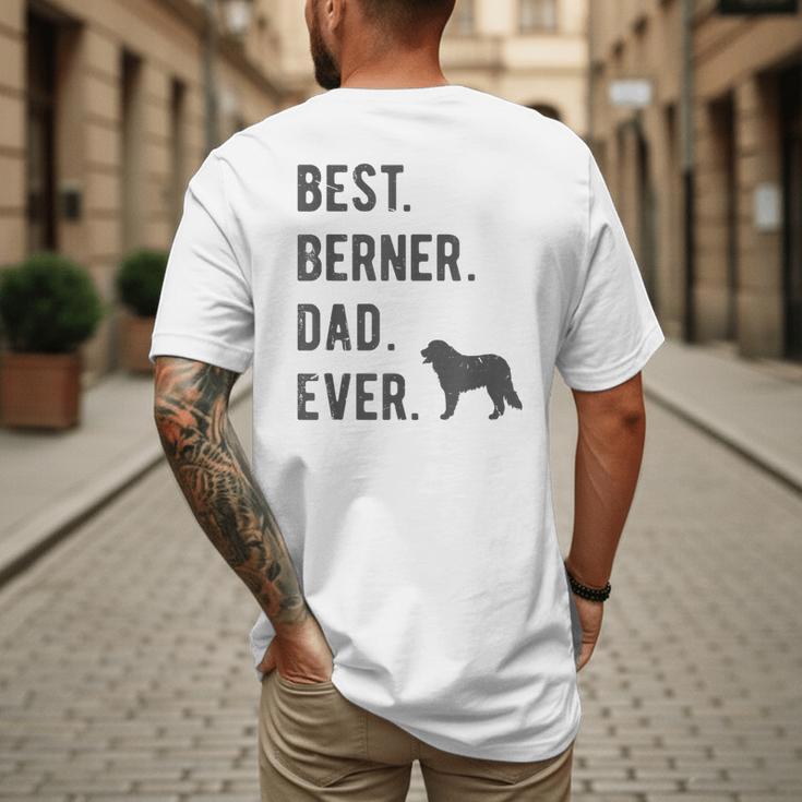 Best Berner Dad Ever Bernese Mountain Dog Lovers Dad Men Men's Back Print T-Shirt Best Berner Dad Ever Bernese Mountain Dog Lovers Dad Men Men's Back Print T-Shirt