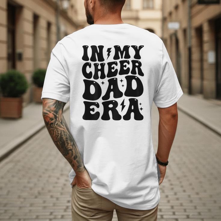 In My Cheer Dad Era Cheerleader Dad Sports Groovy Men's Back Print T-Shirt
