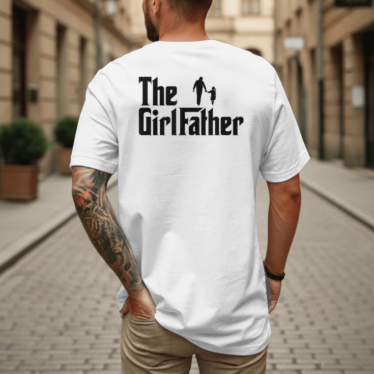The Girl Father Dad Of Girls Daddy Daughter Men's Back Print T-Shirt